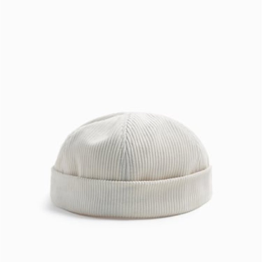Zara corduroy beanie hat